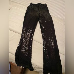 Commando sequin pants - flare bottom size M